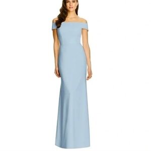 Dessy - Bridesmaid Dress - Ice Blue - Size 6